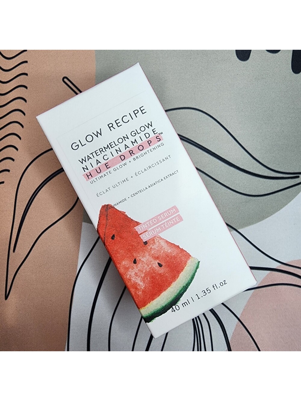 Glow Recipe Watermelon Glow Niacinamide Hue Drops Tinted Serum Rosy Glow 40ml